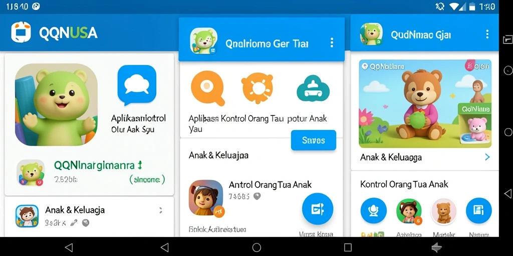 Tampilan antarmuka QQNUSA yang sederhana dan informatif.
